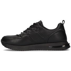 Deportivas de piel Filippo DP2017/21 Bk negro 4