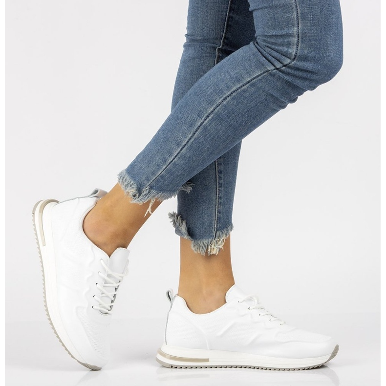 Deportivas de piel Filippo DP2017/21 Wh blanco 1