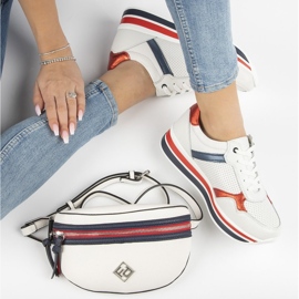 Zapatillas de cuero Filippo DP2004 / 21 Wh blanco 4