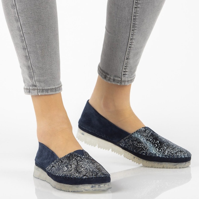 Zapatos de piel Filippo DP2147/21 Nv azul marino multicolor 1