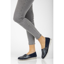 Zapatos de piel Filippo DP2147/21 Nv azul marino multicolor 3