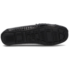 Mocasines de piel Filippo DP2139/21 Bk negro 6