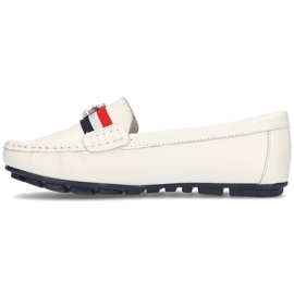 Mocasines de piel Filippo DP1406/21 Wh blanco 5