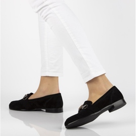 Mocasines de piel Filippo DP2148/21 Bk negro 2