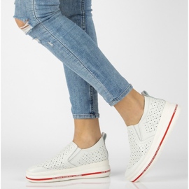 Zapatos de piel Filippo DP2009/21 Wh blanco 1