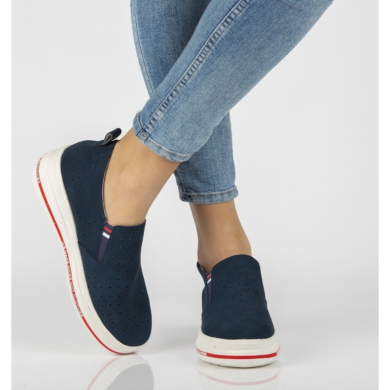 Zapatos de piel Filippo DP2009/21 Nv azul marino 1