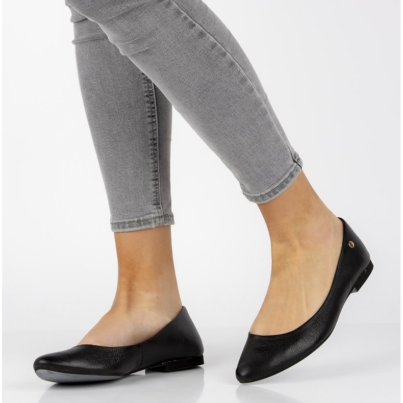 Bailarinas de cuero Filippo 04100 negro 1