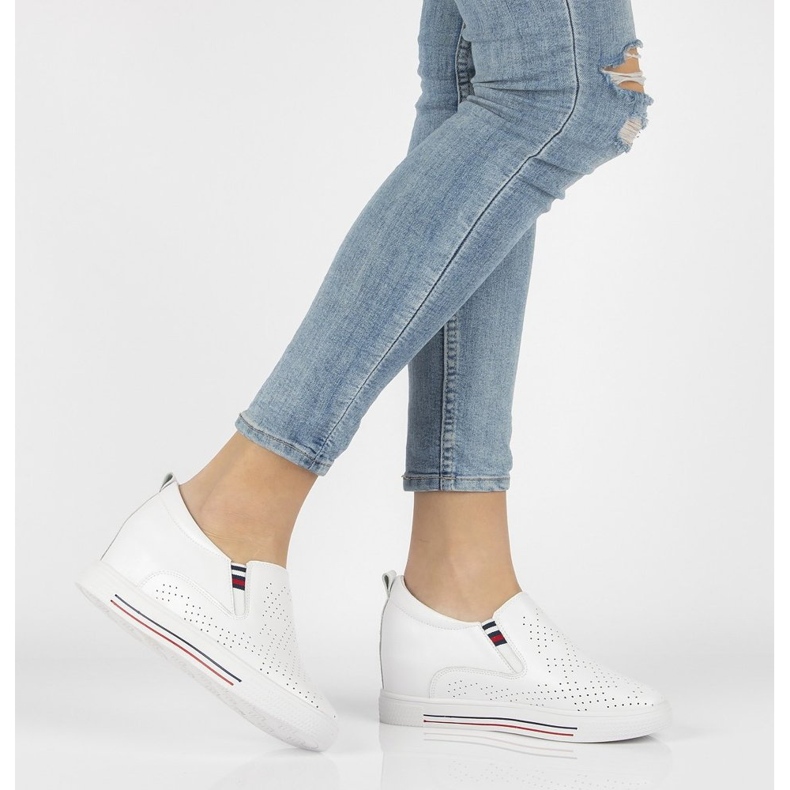 Zapatos de piel Filippo DP1356/21 Wh blanco 1