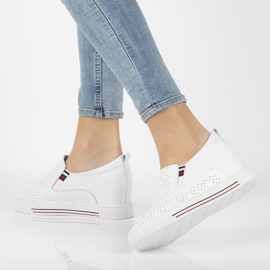 Zapatos de piel Filippo DP1356/21 Wh blanco 2