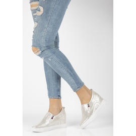 Zapatos de piel Filippo DP1356/21 Si plata 3