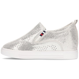 Zapatos de piel Filippo DP1356/21 Si plata 5