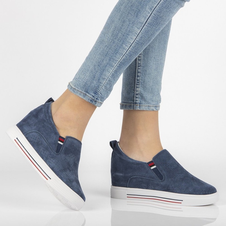 Zapatos de piel Filippo DP1356/21 Nv azul marino 1