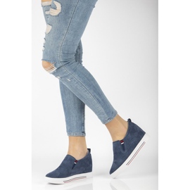 Zapatos de piel Filippo DP1356/21 Nv azul marino 2