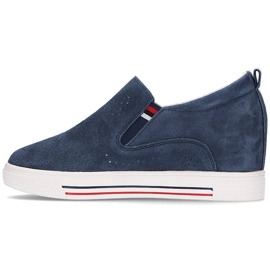 Zapatos de piel Filippo DP1356/21 Nv azul marino 4