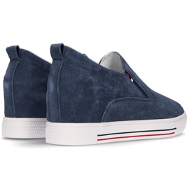 Zapatos de piel Filippo DP1356/21 Nv azul marino 5