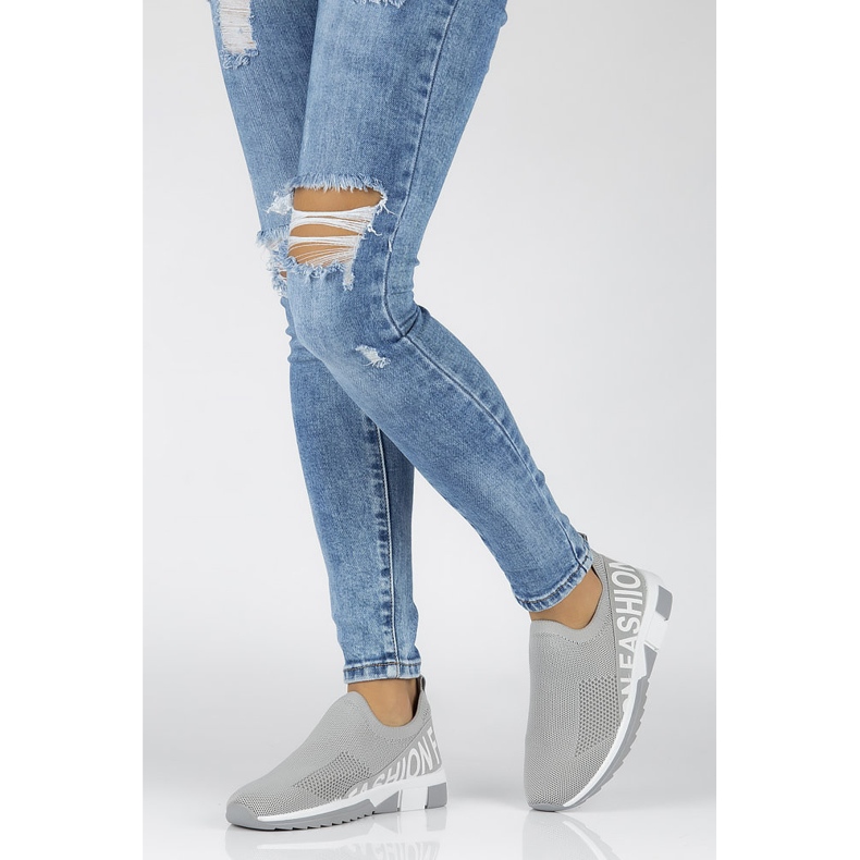 Zapatillas de mujer Filippo DTN2297 / 21 Gr gris 1