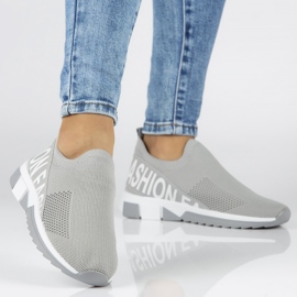 Zapatillas de mujer Filippo DTN2297 / 21 Gr gris 2