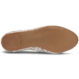 Bailarinas de piel Filippo 04016 beige dorado 6