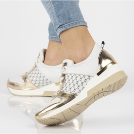 Deportivas de piel Filippo 062 oro blanco dorado 1 Deportivas de piel Filippo 062 oro blanco dorado 1