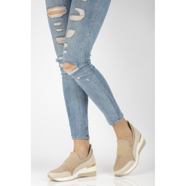 Deportivas de piel Filippo 089 beige 2
