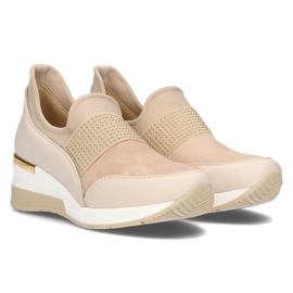 Deportivas de piel Filippo 089 beige 6