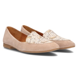 Mocasines de piel Filippo 04958 beige 6