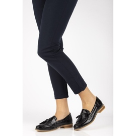 Mocasines de piel Filippo DP2161/21 Bk negro 2