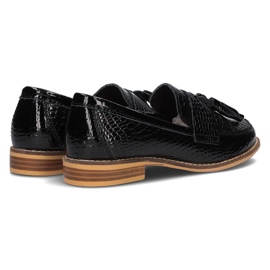 Mocasines de piel Filippo DP2161/21 Bk negro 6