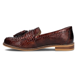Mocasines de piel Filippo DP2161/21 Br marrón 4