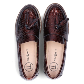 Mocasines de piel Filippo DP2161/21 Br marrón 6