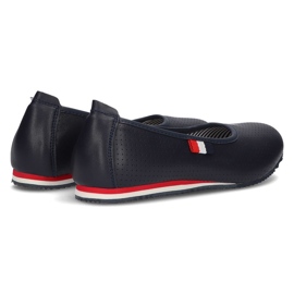 Bailarinas de piel Filippo DP2171/21 Nv azul marino 6