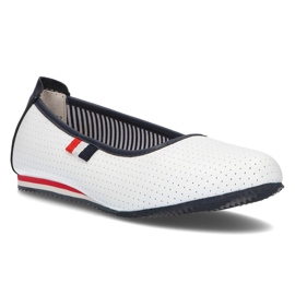 Bailarinas de cuero Filippo DP2171/21 Wh blanco 1