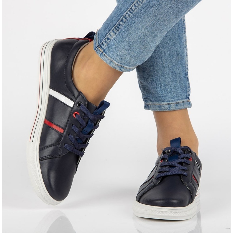 Zapatos de piel Filippo DP2045/21 Nv azul marino 1