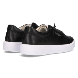 Zapatos de cuero Filippo DP2041/21 Bk negro 6
