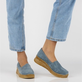 Zapatos de cuero Filippo DP2164/21 Bl azul 1 Zapatos de cuero Filippo DP2164/21 Bl azul 1