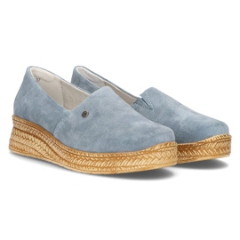 Zapatos de cuero Filippo DP2164/21 Bl azul 3