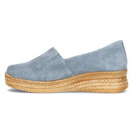 Zapatos de cuero Filippo DP2164/21 Bl azul 4