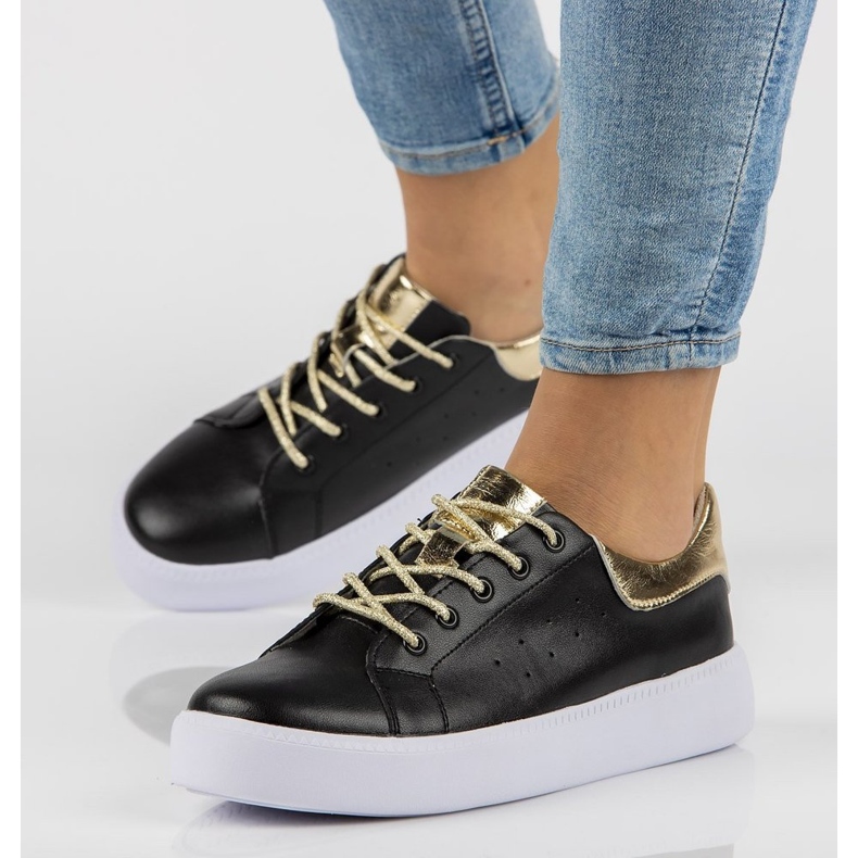 Zapatos de cuero Filippo DP2157/21 Bk negro 1