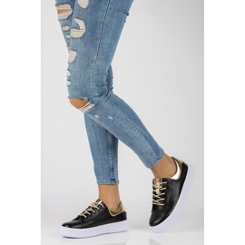 Zapatos de cuero Filippo DP2157/21 Bk negro 2