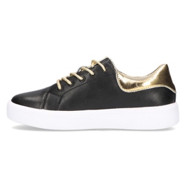 Zapatos de cuero Filippo DP2157/21 Bk negro 4