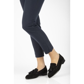 Mocasines de piel Filippo DP2149/21 Bk negro 3