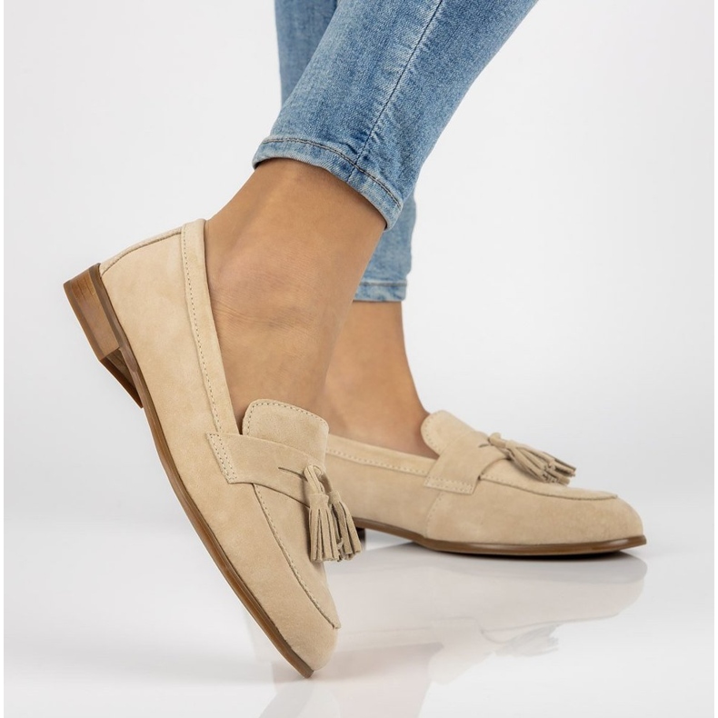 Mocasines de piel Filippo DP2149/21 Be beige 1 Mocasines de piel Filippo DP2149/21 Be beige 1