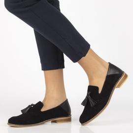 Mocasines de piel Filippo DP2332/21 Bk negro 1