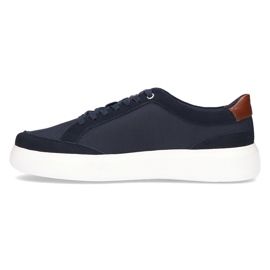 Zapatos de piel Filippo MP2398/21 Nv azul marino 3