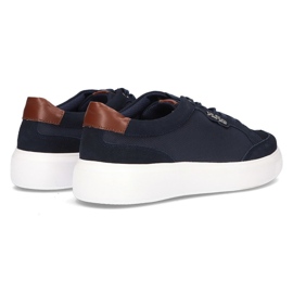 Zapatos de piel Filippo MP2398/21 Nv azul marino 5