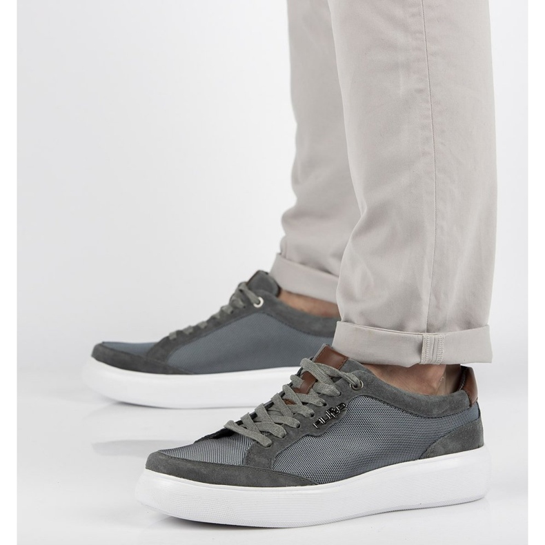 Zapatos de piel Filippo MP2398 / 21 Gr gris 2