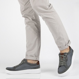 Zapatos de piel Filippo MP2398 / 21 Gr gris 3