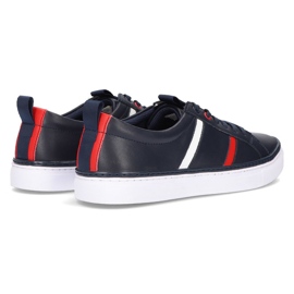 Zapatos de piel Filippo MP2146/21 Nv azul marino 5