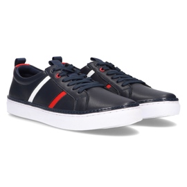 Zapatos de piel Filippo MP2146/21 Nv azul marino 6