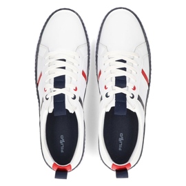 Zapatos de piel Filippo MP2146/21 Wh blanco 4